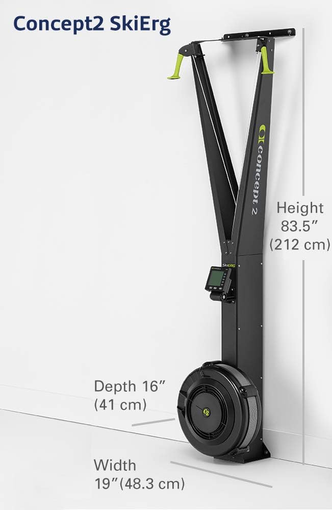 Concept2 Skilanglauftrainer 2715 – Schwarz, Profi Fitnessgerät