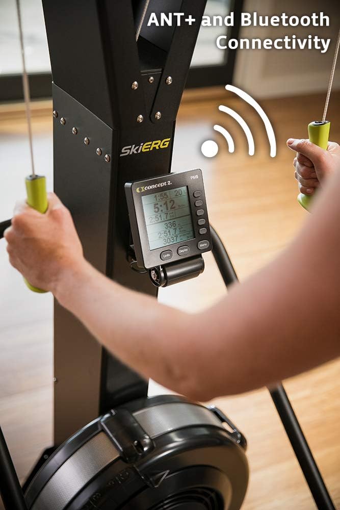 Concept2 Skilanglauftrainer 2715 – Schwarz, Profi Fitnessgerät
