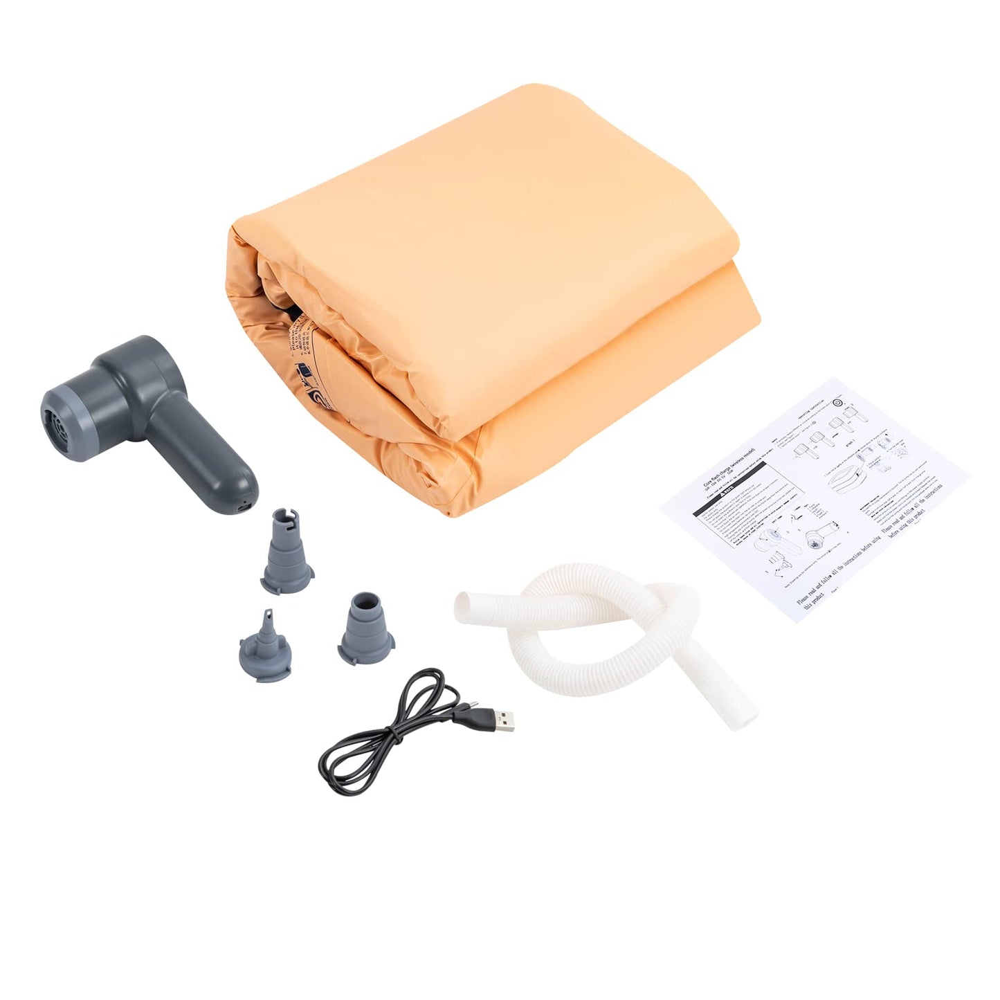 Aufblasbare tragbare Badewanne mit Luftpumpe
