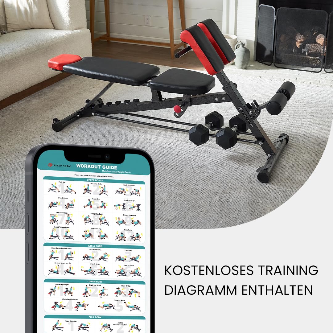 Finer Form FID Hantelbank – Multifunktional für Ganzkörpertraining