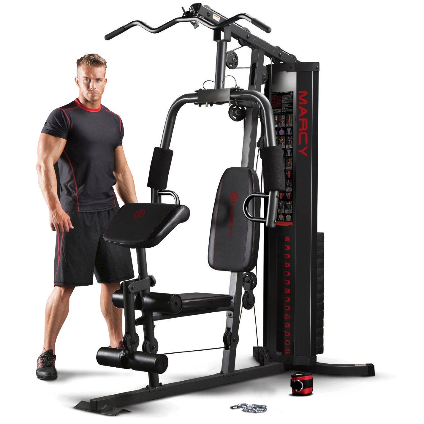 Marcy Eclipse HG3000 Kraftstation – Multifunktional, 68 kg Block