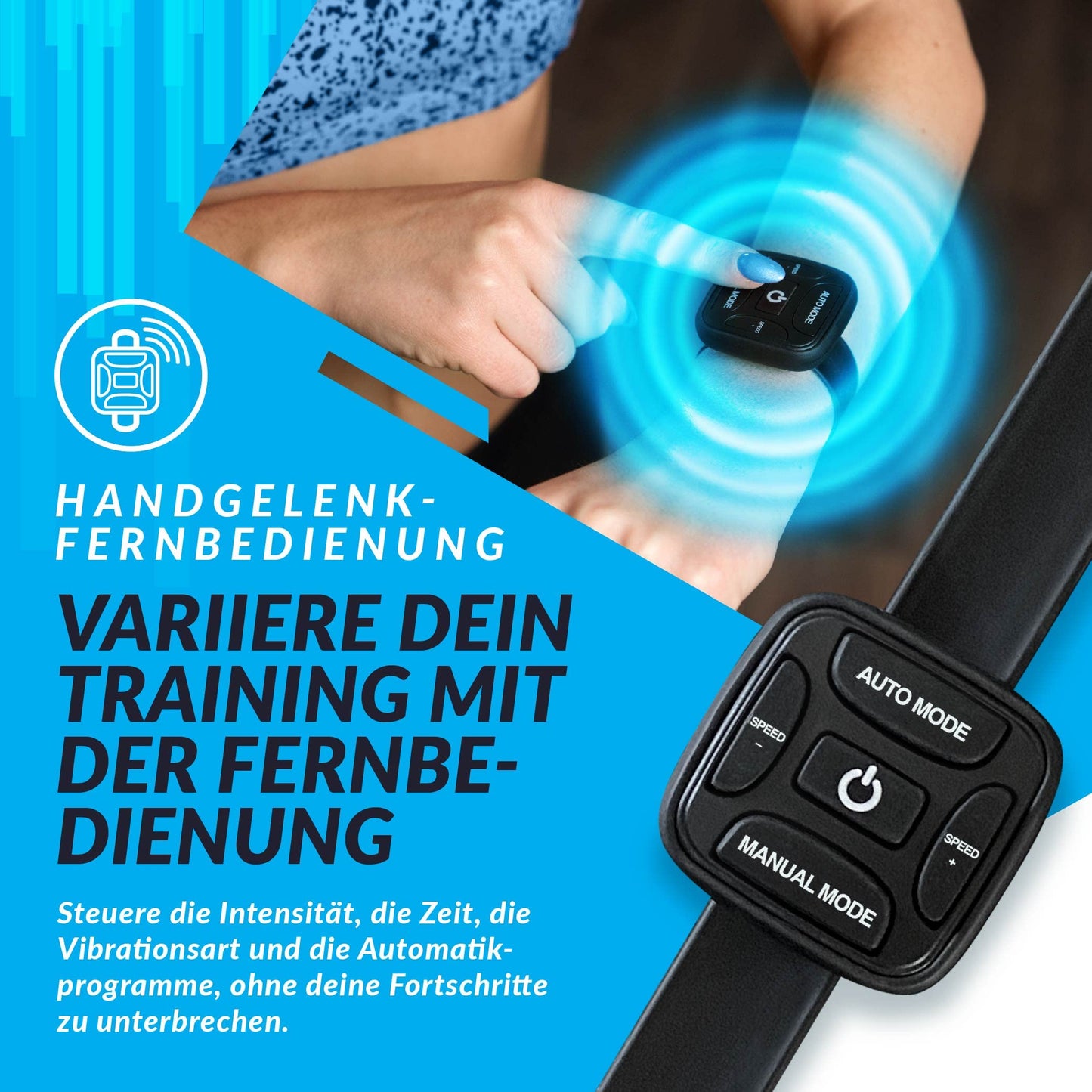 Bluefin Ultra Slim Plus Vibrationsplatte – Kompaktes Fitnessgerät