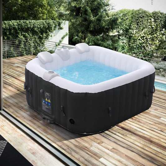 Arebos Aufblasbarer Spa-Pool für 4 Personen