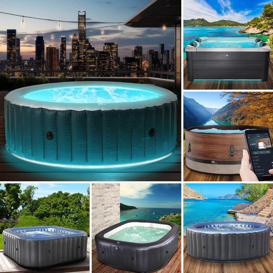 BRAST® aufblasbarer Whirlpool MSpa für 4-8 Personen