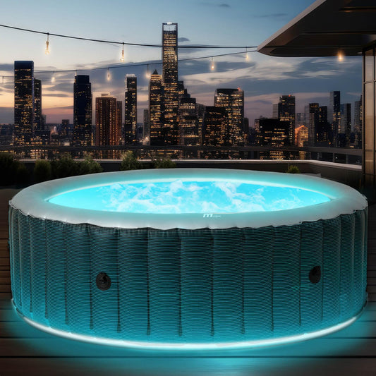 BRAST MSpa Starry – Aufblasbarer Whirlpool mit LED-Beleuchtung